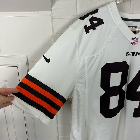 NFL Nike Men’s Cleveland Browns Cameron 84 Football Jersey Size L - Picture 7 of 13